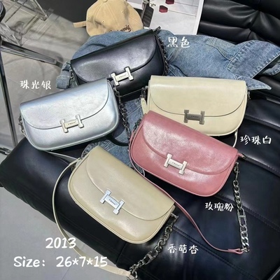 挚爱2013新款女包单肩斜挎包韩版时尚链条包腋下包百搭气质包包