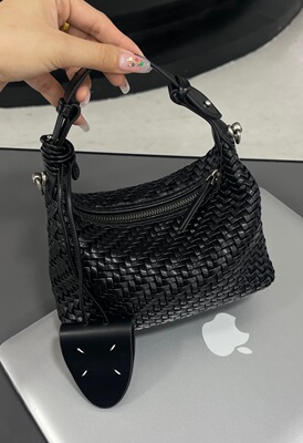 娜飞儿13253新款女包时尚百搭休闲编织枕头包手提包便当包