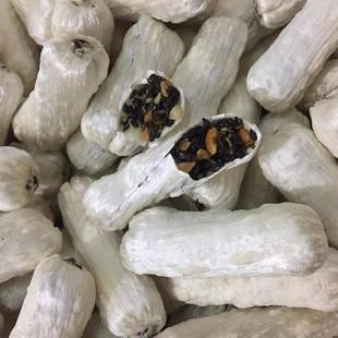 江西南丰纯手工灌芯糖花生黑芝麻馅灌芯糖麦芽糖一斤装黑芝麻糖