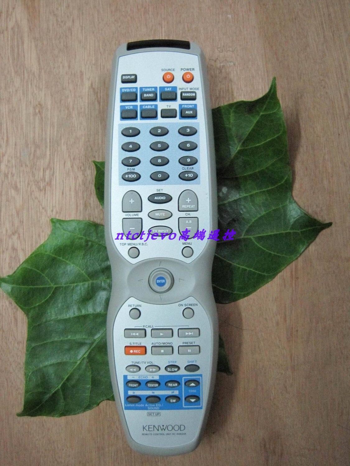 原装正品KENWOOD建伍DVD功放DVR-6100K 605原配遥控器龘RC-R0624K