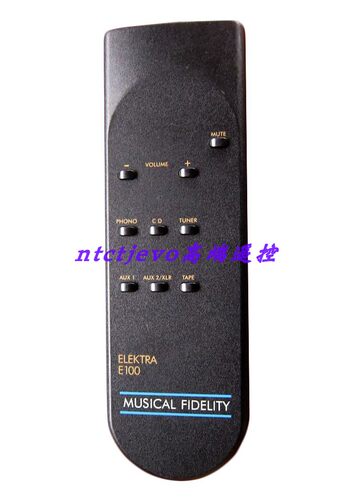 定制MUSICAL FIDELITY音乐传真ELEKTRA E100功放E200代用遥控器龘
