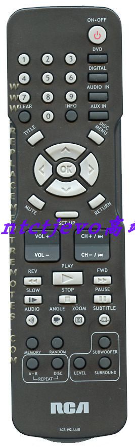 RCA原装5.1DVD影院RTD3131 3133 3136 3276H RTS796B音响遥控器龘