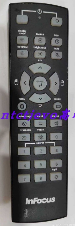 InFocus富可视5300系IN5312投影仪IN5314投影机原装原配遥控器龘