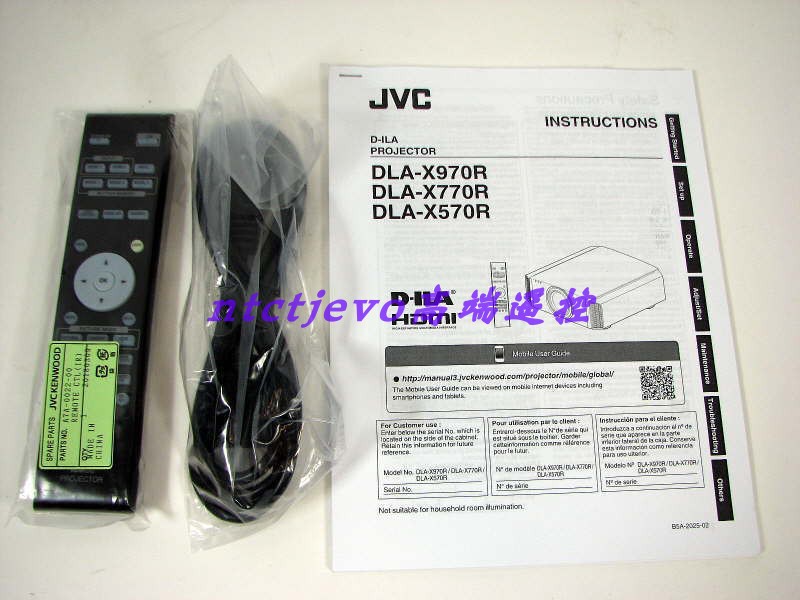 代胜利JVC投影仪DLA-X970R 770R 570R X6900 RS620 RS520遥控器旺