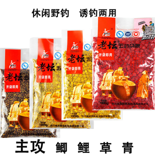 西部风糖化甜薯玉米鲤鱼饵料麝香五谷杂粮纯玉米窝料野钓鲫鱼窝料