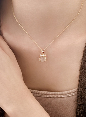 S925纯银小萌马项链马年项饰