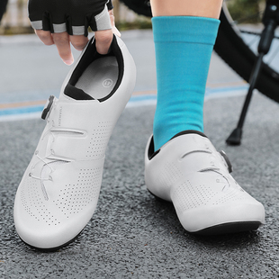 JVTU专业公路自行车鞋骑行鞋轻便自锁鞋男女单车鞋无锁硬底卡鞋