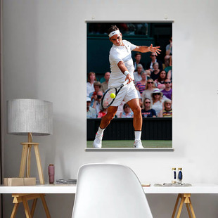 纳达尔网球明星高清壁纸墙贴照片写真海报定制宿舍卷轴挂画装饰