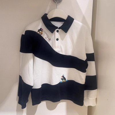 卫衣简约宽松舒适纯棉翻领休闲