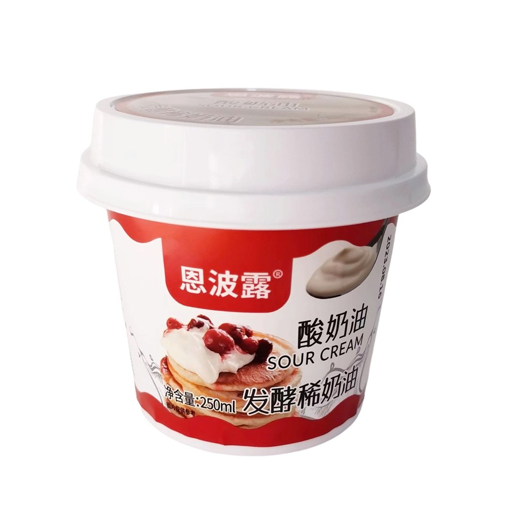 恩波露酸奶油发酵稀奶油烘焙家用原料即食沙拉早餐涂抹奶油250ml