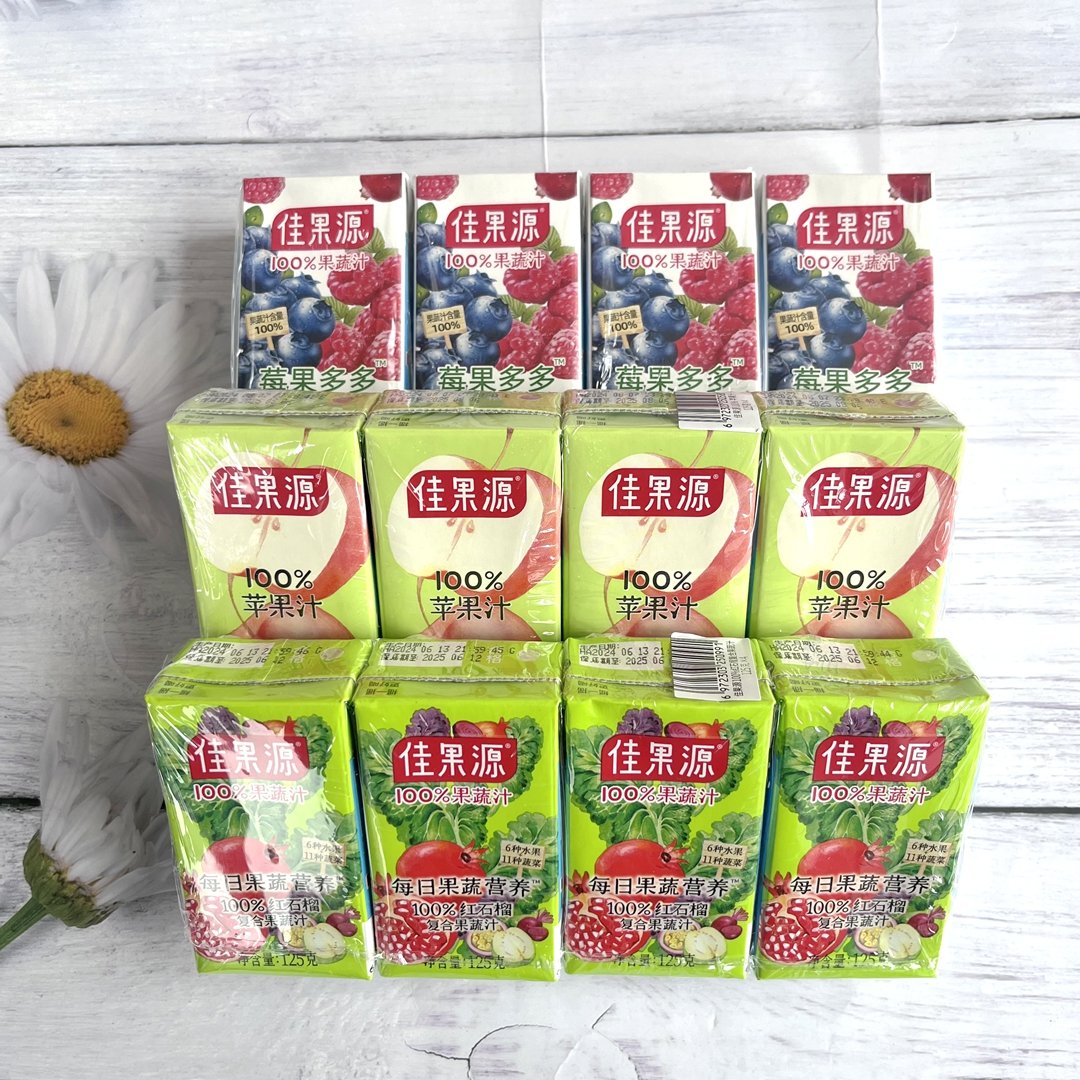 100%果蔬汁混合装儿童果汁饮料