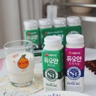 韩国进口寿尔苹果味酸乳饮料150ml 活菌(未杀菌)型乳酸饮料