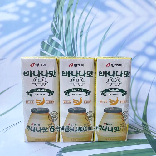 韩国含乳饮料Binggrae/宾格瑞