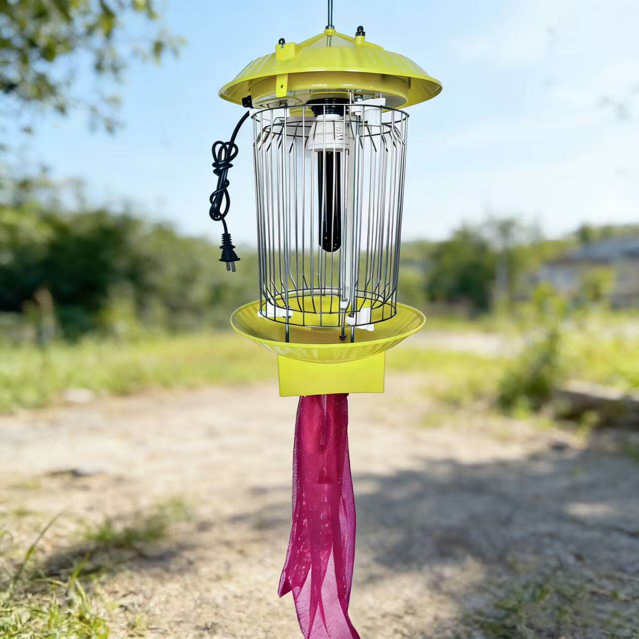 航科插电款频振式杀虫灯农田果园水塘农用灭虫灯户外捕虫灯灭蚊灯