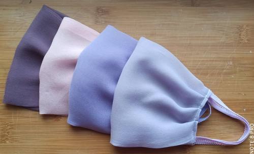 纯真丝双层遮阳透气面罩