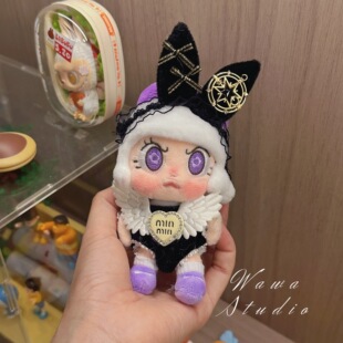 angrymolly娃衣泡泡玛特Molly娃衣心火怒放魔鬼天使赤火兔兔牛仔