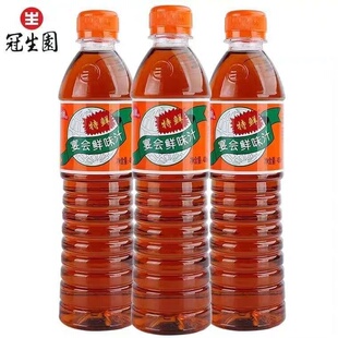 上海冠生园宴会鲜味汁430ml*3瓶煎炒蒸煮凉拌鲜酱油烹饪调味料