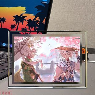 超自然行动组逍零CP周边摆件水晶玻璃相框桌面立体摆台装饰品礼物