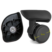 皮尔卡丹行李箱轮子LK164万向轮anrler旅行箱JLK W33小脚轮9016