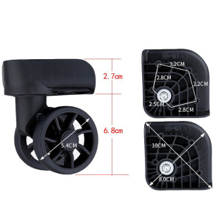 袋鼠行李箱轮子配件HX万向轮QSJL-602拉杆箱旅行箱JBH滚轮WYB替换