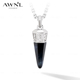 AWNL六字真言项链男款 天然鹰眼石轻奢生日礼物送男友
