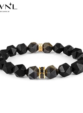 AWNL战神手链男金曜石招财天然宝石手串小众轻奢礼物送礼