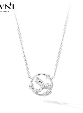 AWNL霖奈美人鱼项链天然宝石