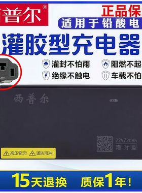 西普尔电动车充电器72v20ah铅酸60v32ah三轮车48V45ah电摩50ah
