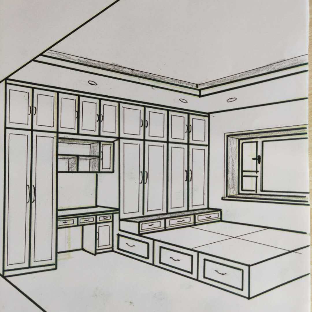 家装设计效果图和手绘零基础教学视频苹果手机安卓电脑木工级u盘