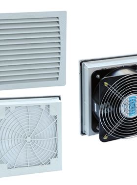 上海雷普风扇过滤器电柜散热通风网FKL5525-200.230/115/300灰色