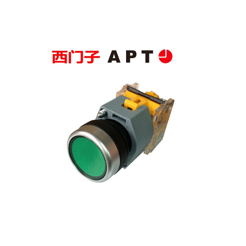 西门子APT上海二工复位按钮22mm开关圆钮LA39-B2-10/w-GT白色