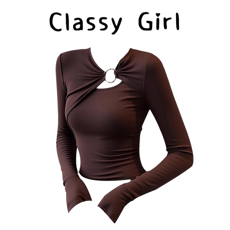 秋冬显瘦气质设计感打底衫上衣