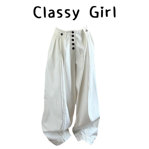 秋冬加厚宽松小个子直筒休闲长裤