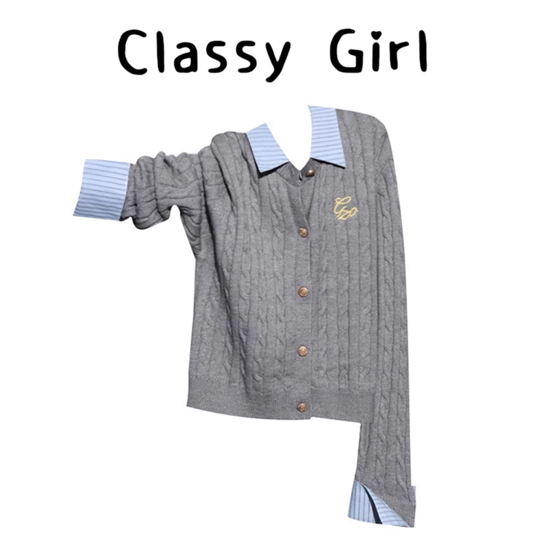 秋冬韩系设计感显瘦气质毛衣上衣