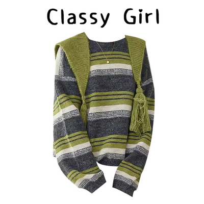 秋冬设计感时尚羊毛毛衣长袖上衣