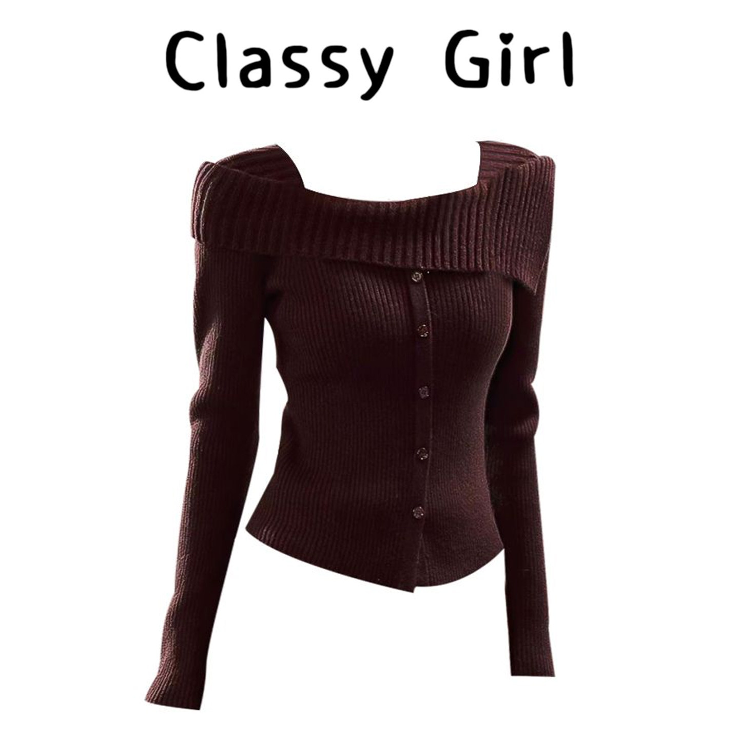 Classy girl 温柔风软糯针织衫女一字肩修身显瘦气质内搭打底上衣,女装/女士精品,大码内搭,淘宝优惠券,粉丝福利购,淘宝优惠卷