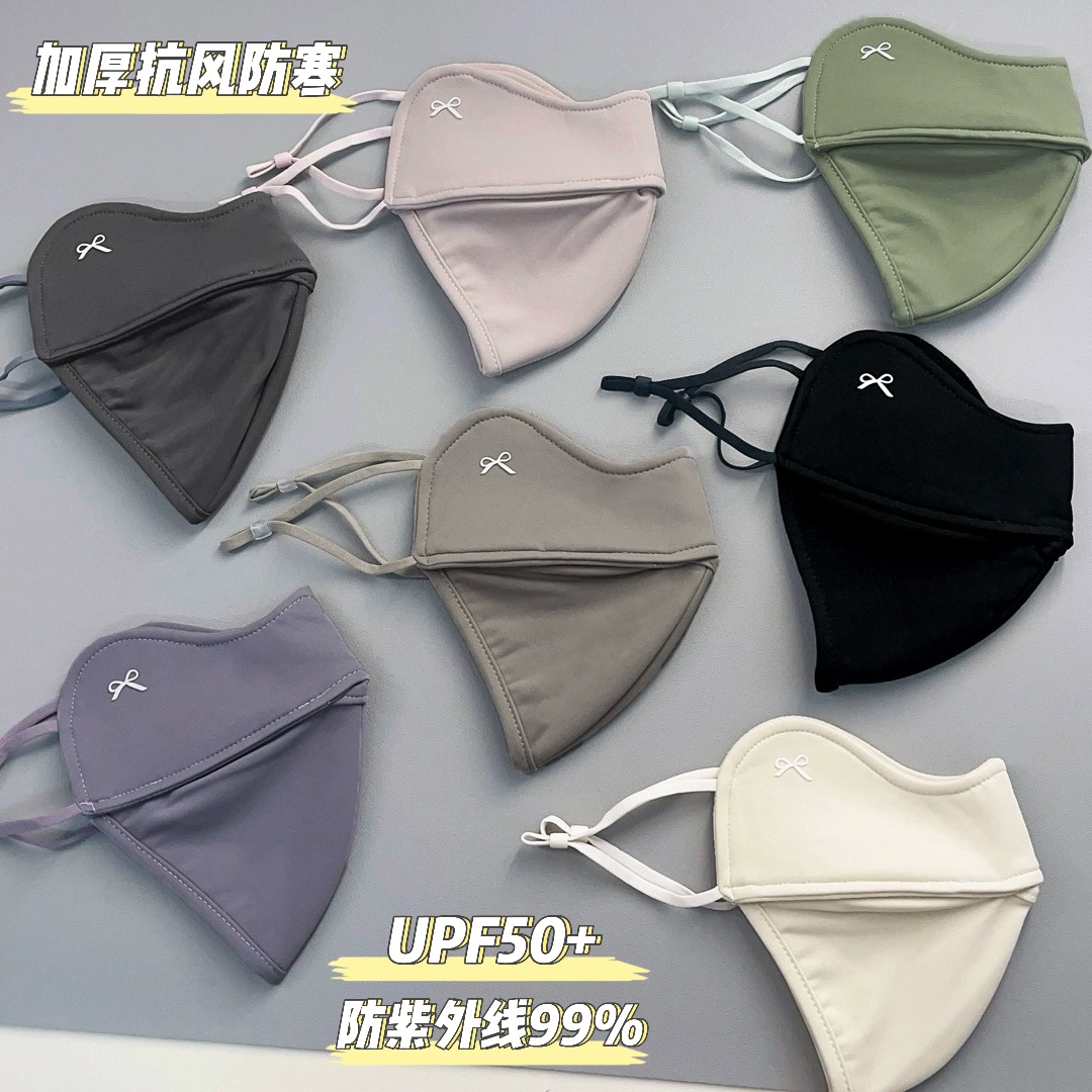 保暖口罩女秋冬骑行加厚防风防寒