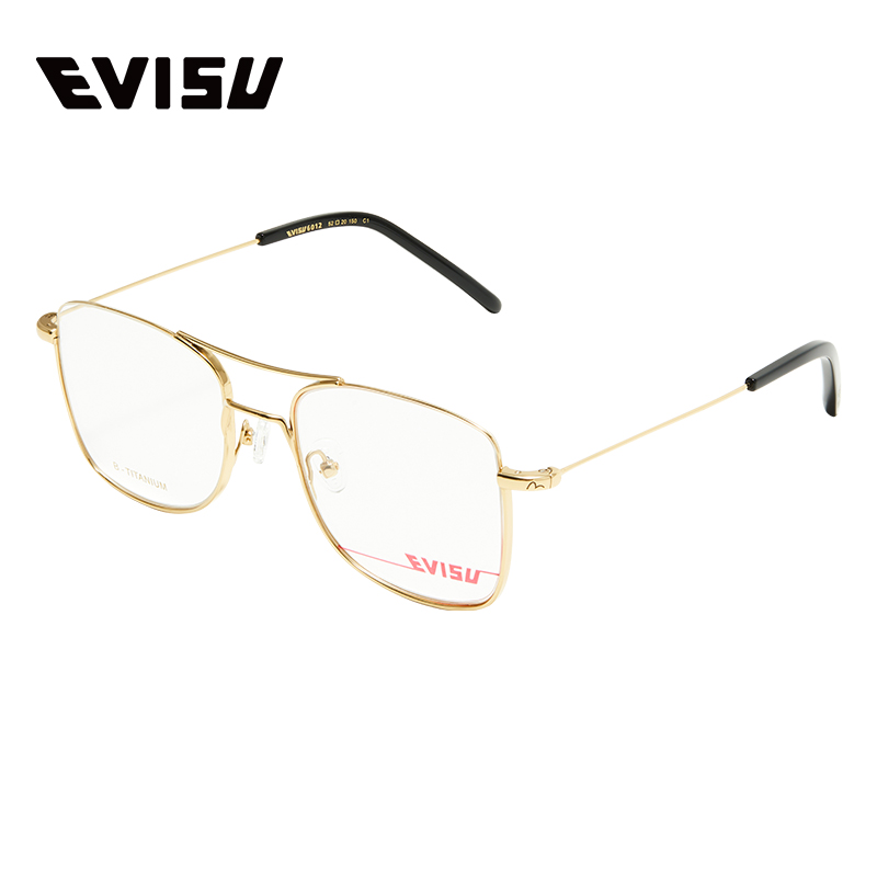 近视时尚全框钛金属眼镜架
