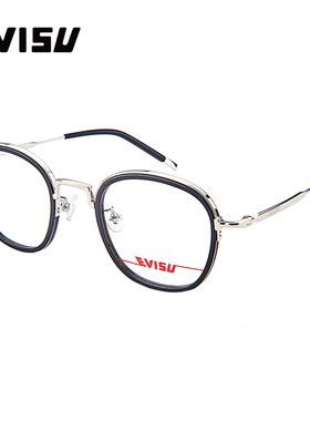 EVISU眼镜惠美寿眼镜时尚潮流全框板材金属光学镜6005