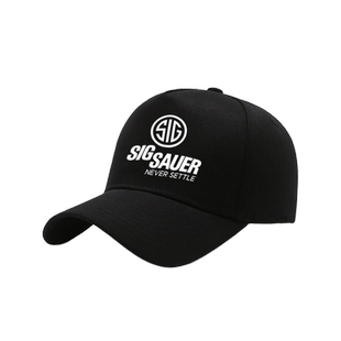 硬汉俱乐部SIG SAUER西格绍尔主题棒球帽男黑色加大加深鸭舌帽子
