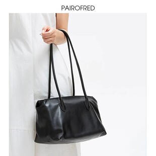 简约女包通勤马鞍皮长柄托特包小众单肩包Terrase 极简风肉肉同款