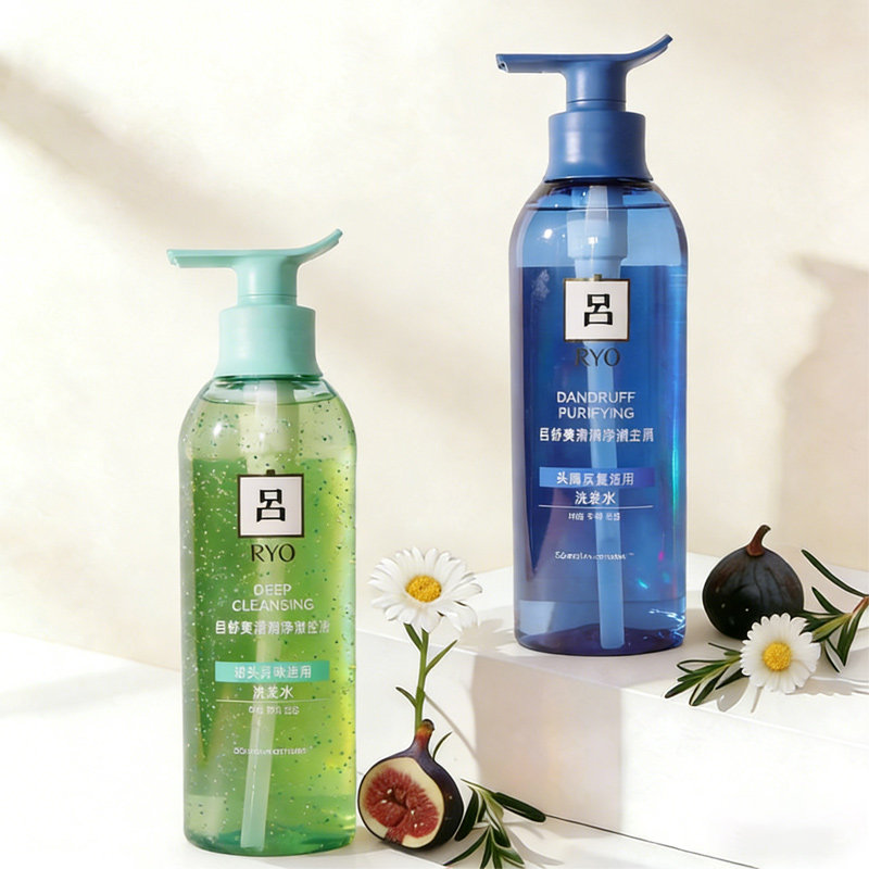 ryo绿吕洗发水蓝吕控油蓬松保湿去屑止痒韩国爱茉莉洗发露无硅油