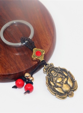 西藏纯铜摩托车小礼品钥匙吊坠