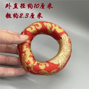 尼泊尔纯手工缝制音钵垫子颂钵垫铜罄垫棉布垫圈佛音碗配套垫摆件