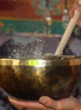 满月钵颂钵音疗尼泊尔手工