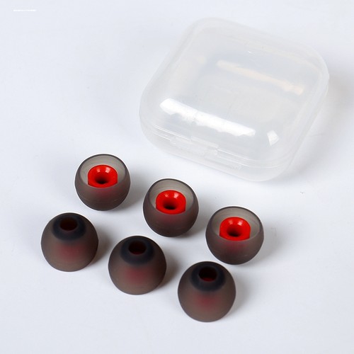 适用联想HE05/X蓝牙耳机套QE66硅胶耳塞HE08入耳式软胶塞耳帽皮