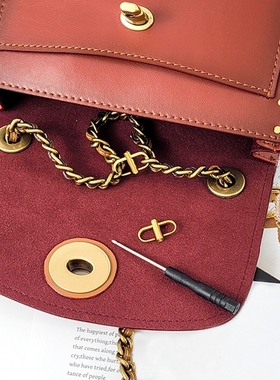 适用chanel香奈儿cf包包链条调节扣woc发财包黑金牛19bag22缩短扣