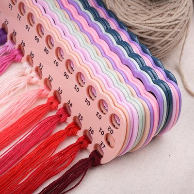 111孔十字绣线板理穿排线板大孔分线板辅助专用工具绕线器