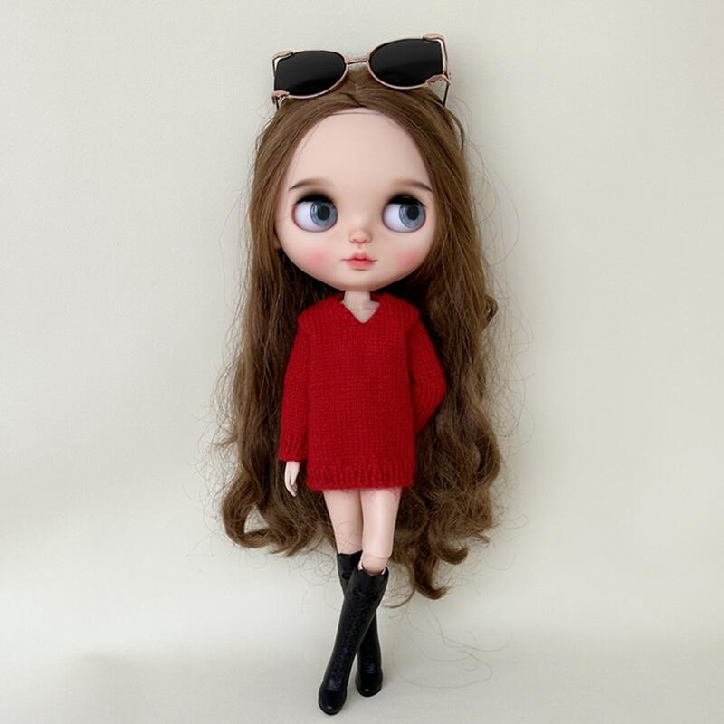 blythe小布娃衣 芭可比儿 ob24 ob27 azone19关节体娃娃衣服 毛衣