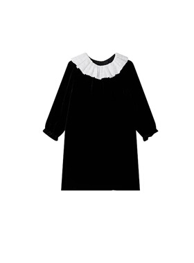 Choice.i Girl bp 女童宫廷花边真丝丝绒礼服公主裙气质连衣裙